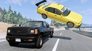 High Speed Traffic Car Crashes #202 - BeamNG Drive  CrashBoomPunk