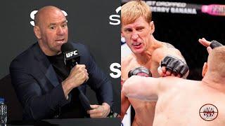Dana White Reacts to Alex Volkov win over Sergei Pavlovich at UFC Saudi Arabia