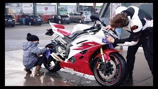 Yamaha R6 Bakim ve Yikama Nasil yapilir Müzikli