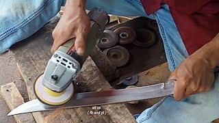 pembuatan golok berkelas dengan alat dasar dan sederhanabest macheteforging