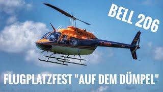 Bell 206 Rundflüge Flugplatzfest Auf dem Dümpel 08.06.2024