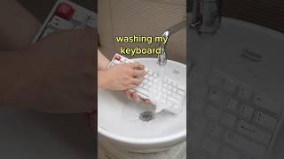 Don’t wash your keyboard….