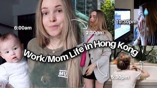 Life As A New Mom a work day with a 6 month old  Vlog