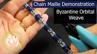 Chain Maille Weave Tutorial - Byzantine Orbital Weave