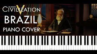 Civilization 5 - Brazil War Theme - Pedro II - Chega de Saudade - Piano Cover