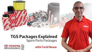 TGS Packages Explained - Spare Parts Packages