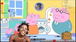 IShowSpeed Reacts To His Episode In Peppa Pig*BREAKS CHARACTER*