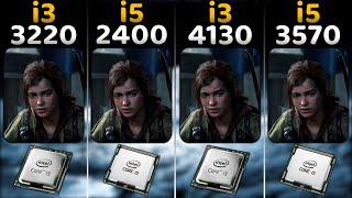 intel Core I3 3220 vs i5 2400 vs i3 4130 vs i5 3570  10 Games Tested in 2023