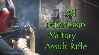 SS1 Indonesian Military Assault rifle test fire & review