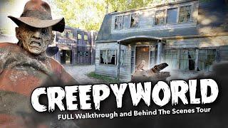 CreepyWorld HALLOWEEN Haunt - FULL Walkthrough and Behind The Scenes Tour St. Louis MO   4K