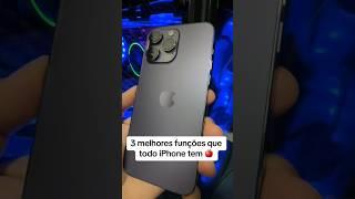 Top 3 funções que todo iphone tem é você não conhece