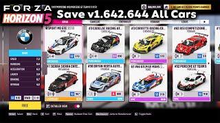 Forza Horizon 5 Save v1.642.644 All Cars