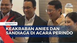 Dirangkul Anies di Mukernas Perindo Sandiaga Masih Pikir Ikut Pilkada