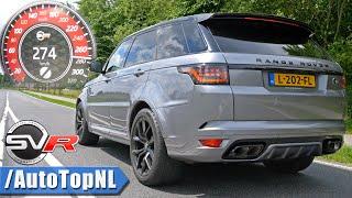 RANGE ROVER Sport SVR 575HP  ACCELERATION TOP SPEED & SOUND by AutoTopNL