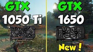 GTX 1650 vs GTX 1050 Ti Test in 8 Games