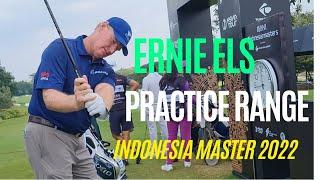 Ernie Els Practice Range  Indonesia Master 2022