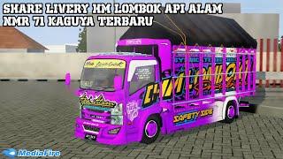 Livery HM Lombok Api Alam NMR 71 Kaguya  Livery Mod HM Lombok NMR 71 Kaguya  Mod Bussid terbaru