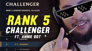 Imaqtpie - RANK 5 TO RANK 1 CHALLENGER ANNIE BOT&SHIPHTUR&ALTEC CAMEO AS BACKGROUND CHARACTERS