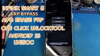 Infinix Smart 8 X6525 Frp Bypass Android 13  one click unlocktool