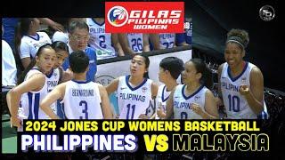 FULL GAME HIGHLIGHT Unang PANALO ng Gilas Pilipinas Women nakuha kontra Malaysia