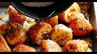 BROWNED BUTTER PARMESAN ROASTED POTATOES