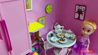 Tiny Kitchen Tour  Dolls Kitchen Tour  Dolls Tea Party