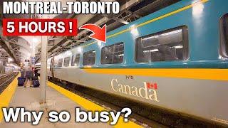  Riding on Canadas MOST POPULAR Train  VIA Rail The Corridor Business Class Montreal→Toronto