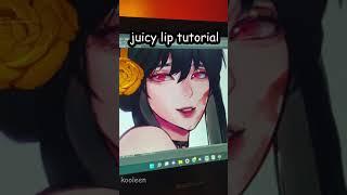 how to draw JUICY lips