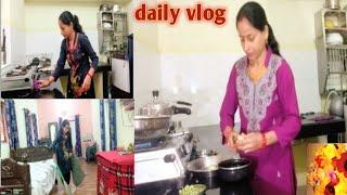 सुबह 600 बजे से दोपहर 2 बजे तक का  busy routine ‍️साल 2024 का first vlog