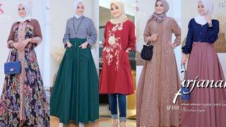 GAMIS MUSLIMAH TERBARU 2020 DAN SETELAN TUNIK CELANA PANJANG YANG SUPER CANTIK DAN ANGGUN