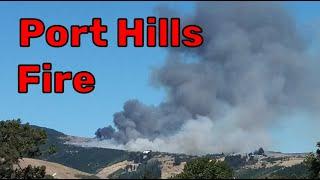 Port Hills ABLAZE Homes Evacuated in Christchurch New Zealand