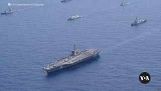 World’s largest navy exercise sends message to China  VOANews