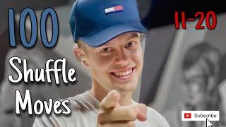 100 Moves Shuffle Dance #2  Cutting Shapes Dance Moves Tutorial  11-20