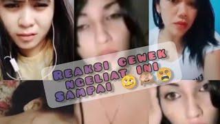 Reaksi cewek cantik ngeliat ini sampai me***** 