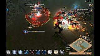 HCE Preaching scary big pull Frosts nightmare pull Frost DPS POV Albion Online HCE