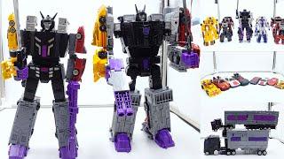 MHZ Toys MINI-07 TIGERWING Menasor VS. Transformers Legacy Menasor Stunticons Review4K