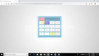 How to make a html calculator using notepad