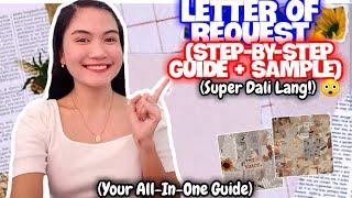 PAANO GUMAWA NG LETTER OF REQUEST? STEP-BY-STEP GUIDE + SAMPLE  NAYUMI CEE