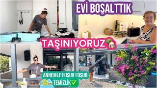 TAŞINIYORUZEVİMİZİ BOŞALTTIKANNEMLE FOŞUR FOŞUR TEMİZLİK