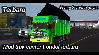 Mod bussid truk canter trondol terbaru