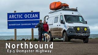 Northbound- Ep. 05 - Dempster Highway Overland Vanlife to the Arctic Ocean Tuktoyaktuk Canada