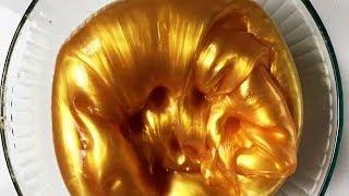 Gold Slime - The Most Satisfying Slime ASMR