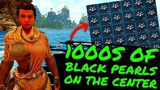 How To Get 1000s Of BLACK PEARLS on THE CENTER in Ark Survival Ascended Black Pearls Guide