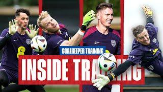 GKs ON FIRE Ramsdale v Pickford v Trafford v Henderson GK Battle  Inside Training  GK 