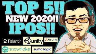 TOP 5 IPOS 2020  HOW TO BUY IPO PALANTIR SNOWFLAKE UNITY & MORE