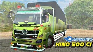 MOD BUSSID TERBARU TRUK HINO 500 CI SUMATRAAN  FULL ANIMASI