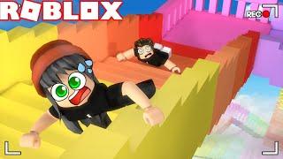 Surviving the RAINBOW STAIRS in ROBLOX