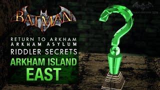 Batman Return to Arkham Asylum - Riddlers Challenge - Arkham Island East All Collectibles