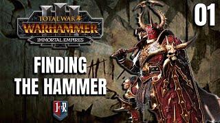 FINDING THE HAMMER - Harald Hammerstorm & Archaon - Total War Warhammer 3 Warriors of Chaos - Ep 1