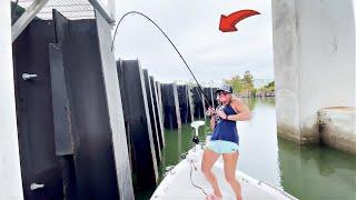 Sheepshead Fishing for Dinner UNEXPECTED Guest